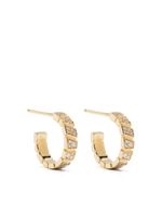 Loyal.e Paris boucles d'oreilles en or 18ct ornées de diamants - thumbnail