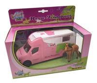 Kids Globe die-cast paardentruck licht en geluid 1:32