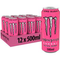 Monster Energy Ultra 12x 500ml Rosa - thumbnail