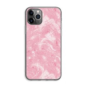 Abstract Painting Pink: iPhone 11 Pro Max Transparant Hoesje