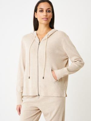 Gebreide hoodie van biologisch katoen