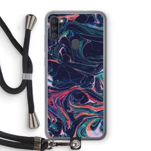 Light Years Beyond: Samsung Galaxy A11 Transparant Hoesje met koord