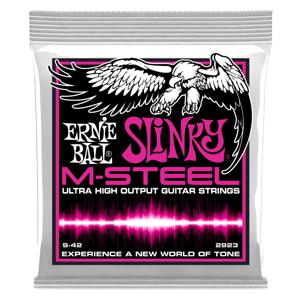 Ernie Ball Super Slinky M-steel Electrisch 6 stuk(s) Staal Gitaar