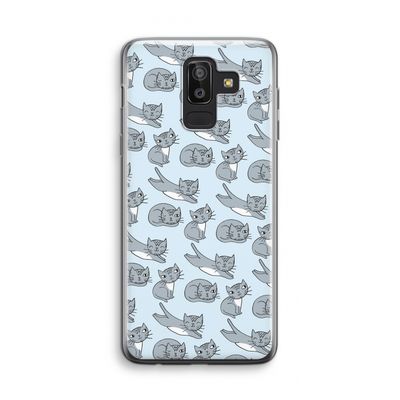 Poezen: Samsung Galaxy J8 (2018) Transparant Hoesje