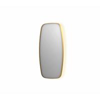 Spiegel INK SP30 40x4x80 cm incl. Indirect LED-Verlichting Rondom en Spiegelverwarming Geborsteld Mat Goud Spiegel INK SP30 40x4x80 cm incl. Indirect LED-Verlichting Rondom en Spiegelverwarming Geborsteld Mat Goud