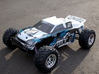 Nitro mt-1 truck painted body blue/wht/gry