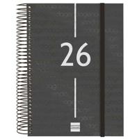 Agenda Finocam YEAR Zwart A5 15,5 x 21,2 cm 2026