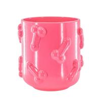 Housevitamin bloempot dick roze 17,5 cm | 8 stuks