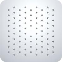 Wiesbaden UFO Luxe hoofddouche vierkant 200mm Ultra plat chroom