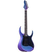 Mooer GTRS Guitars Modern 800 Blue Chameleon Intelligent Guitar met gigbag - thumbnail