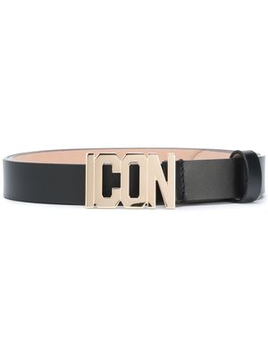 DSQUARED2 ceinture à boucle Icon - Noir