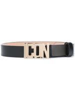DSQUARED2 ceinture à boucle Icon - Noir