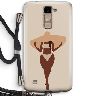 Let's get salty: LG K10 (2016) Transparant Hoesje met koord
