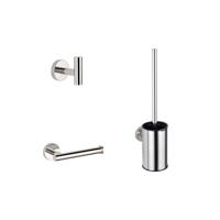 Adema Sparkle 2.0 Toiletset - toiletrolhouder - handdoekhaak - toiletborstelset - chroom SW1413908