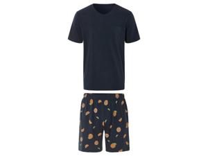 LIVERGY Korte heren pyjama (Marineblauw, S)