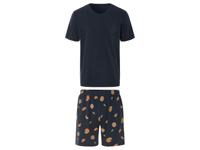 LIVERGY Korte heren pyjama (Marineblauw, S) LIVERGY Korte heren pyjama (Marineblauw, S)