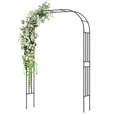 Tuinboog met Metalen Hekwerk voor Klimplanten Steun voor Wijnstokken en Bloemen Decoratief Tuinhek voor Huwelijksceremonie
