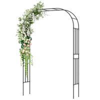 Tuinboog met Metalen Hekwerk voor Klimplanten Steun voor Wijnstokken en Bloemen Decoratief Tuinhek voor Huwelijksceremonie