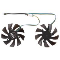 DC 12V 0.5A 4 Pin vrouwelijke desktopcomputer Radiator Cooling Fan CPU koelventilator Diameter: 8.5 mm paren