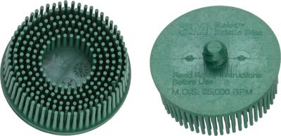 HAZET Reserveborstelslijpset · groen · 2-delig Roloc® snelwisselsysteem · ? 50 mm 9033-11-050/2