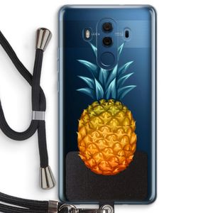 Grote ananas: Huawei Mate 10 Pro Transparant Hoesje met koord