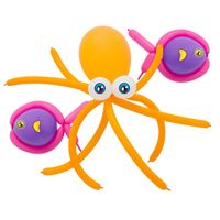 Doe het zelf ballon figuren octopus en vissen