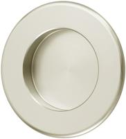 SCHUIFDEURKOM ROND 52 MM NIEUW ZILVER (4554)