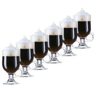 6x Irish Coffee glazen transparant Opal 240 ml   -