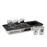 Jack Daniel&apos;s - Fles/Shot Glazen Tray Set