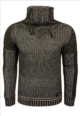 Rusty Neal - heren trui kaki - 13293