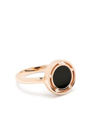 Damiani bague D.Side en or rose 18ct pavée de diamants
