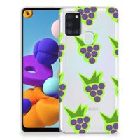 Samsung Galaxy A21s | Siliconen Case | Druiven