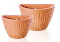 Terraliet bloempot 25x17cm terracotta