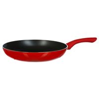 Koekenpan - Alle kookplaten geschikt - rood/zwart - dia 26 cm   -