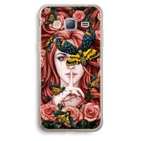 Lady Moth: Samsung Galaxy J3 (2016) Transparant Hoesje