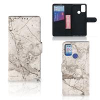 Alcatel 1S (2021) | Bookcase | Marmer Beige