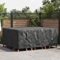 Hoes voor tuinmeubelen Zwart 220 x 190 x 85 cm 210D