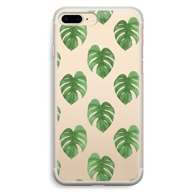 Monstera leaves: iPhone 7 Plus Transparant Hoesje