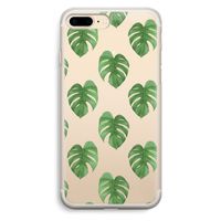 Monstera leaves: iPhone 7 Plus Transparant Hoesje