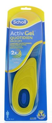 Scholl Activgel dagelijks man (2 st)