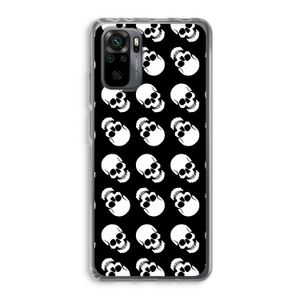 Musketon Skulls: Xiaomi Redmi Note 10 Pro Transparant Hoesje