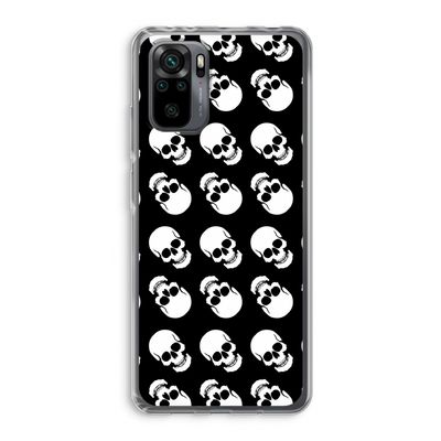 Musketon Skulls: Xiaomi Redmi Note 10 Pro Transparant Hoesje
