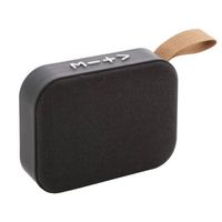 Xd Collection Speaker Fabric Bluetooth Abs 11,5 Cm Zwart 2-delig - thumbnail