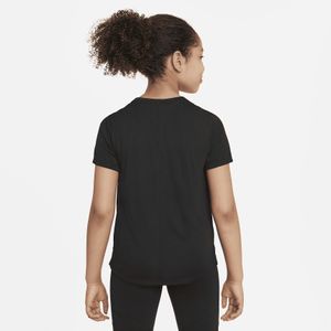 Nike Dri-Fit T-Shirt Meisjes Zwart - Maat 128 - Kleur: Zwart | Soccerfanshop