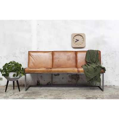 Eetkamerbank Shanghai - antraciet - 140cm Eetkamerbank Shanghai - antraciet - 140cm