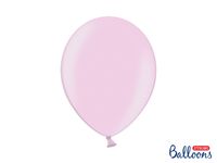 Metallic Ballonnen Candy Pink - 50 Stuks