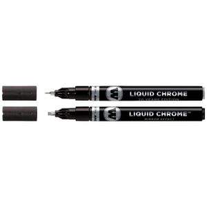 MOLOTOW LIQUID CHROME Lakmarker Chroom 1 mm, 3 mm