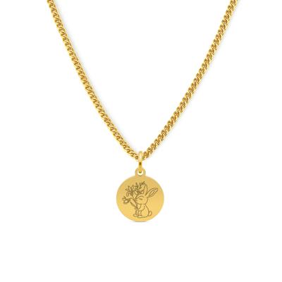 Kindercollectie ketting geboortebloem – Stainless steel - Goud