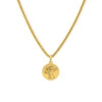 Kindercollectie ketting geboortebloem – Stainless steel - Goud