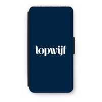 Topwijf Navy: iPhone 7 Plus Flip Hoesje